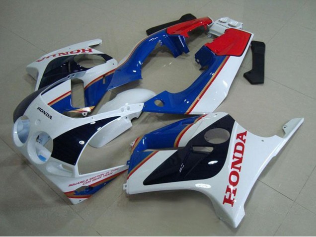 1988-1989 Honda CBR250RR MC19 Motorcycle Fairings - White Red Blue Glossy Black UK