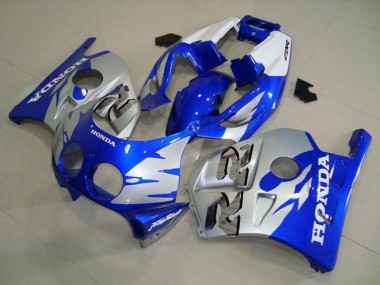 Best 1990-1998 Honda CBR250RR MC22 Motorcycle Fairings - Silver Blue UK