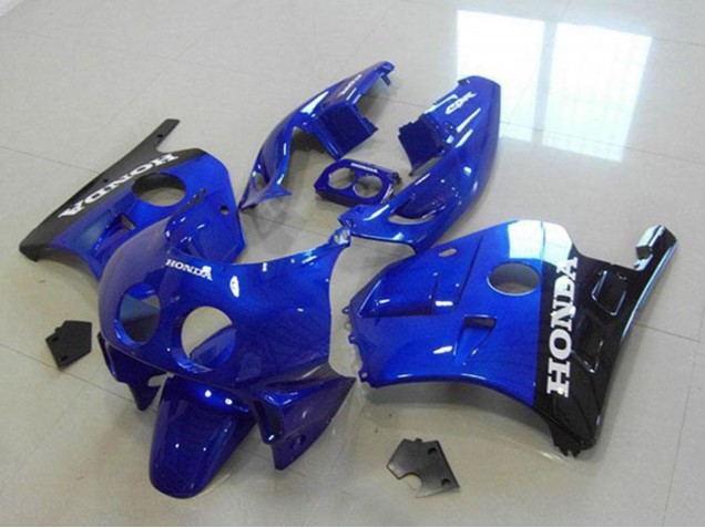 1990-1998 Honda CBR250RR MC22 Motorcycle Fairings - Blue Glossy Black White Decals UK