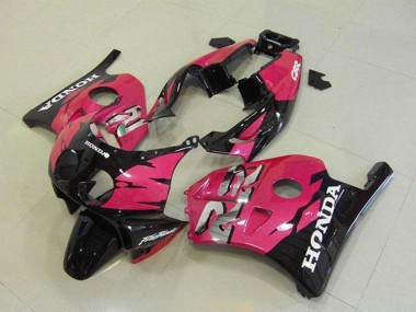 Best 1990-1998 Honda CBR250RR MC22 Motorcycle Fairings - Pink Glossy Black UK