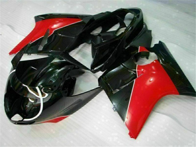 1996-2007 Honda CBR1100XX Blackbird Motorcycle Fairings - Red Glossy Black UK