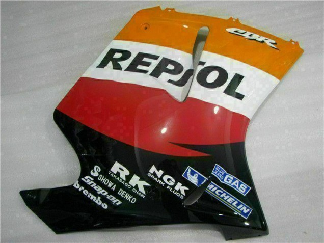 1996-2007 Honda CBR1100XX Blackbird Motorcycle Fairing - Orange White Red Glossy Black Repsol UK