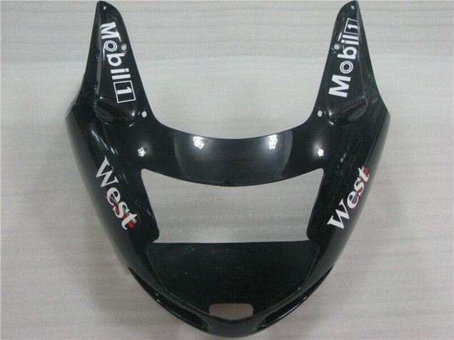 1996-2007 Honda CBR1100XX Blackbird Motorcycle Fairings - Glossy Black White West UK