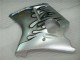 1996-2007 Honda CBR1100XX Blackbird Motorcycle Fairing - Silver Black Flame UK