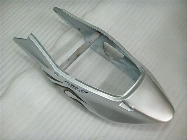 1996-2007 Honda CBR1100XX Blackbird Motorcycle Fairing - Silver Black Flame UK