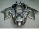 1996-2007 Honda CBR1100XX Blackbird Motorcycle Fairing - Silver Black Flame UK