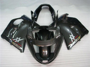 Best 1996-2007 Honda CBR1100XX Blackbird Abs Motorcycle Fairing - Glossy Black UK