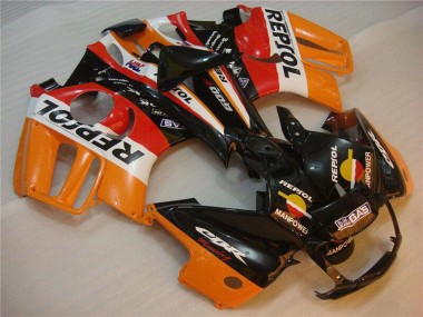 Best 1995-1996 Honda CBR600 F3 Motorcycle Fairings - Orange White Red Glossy Black Repsol UK