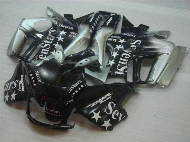 1995-1996 Honda CBR600 F3 Motorcycle Fairings - Silver Glossy Black SevenStars UK