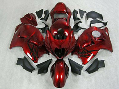 Best 1996-2007 Suzuki GSXR 1300 Hayabusa Motorcycle Fairing - Red Black UK