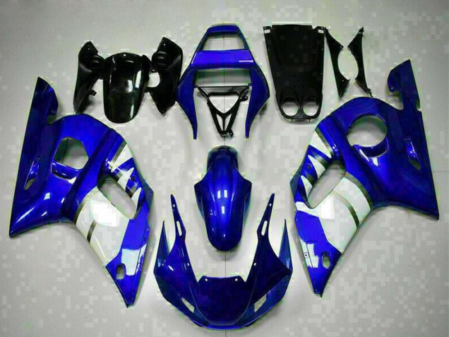 1998-2002 Yamaha YZF R6 Motorcycle Fairings - Blue White UK