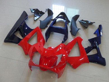 Best 2000-2001 Honda CBR900RR 929 Motorcycle Fairings - Red Dark Blue UK