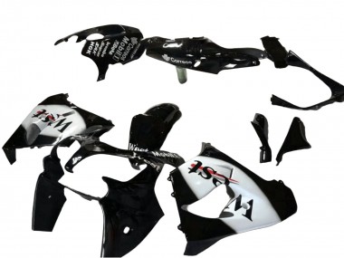 Best 2000-2001 Kawasaki ZX9R Motorcycle Fairing - Glossy Black White West UK