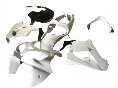 Best 2000-2001 Kawasaki ZX9R Motorcycle Fairings - White Black UK