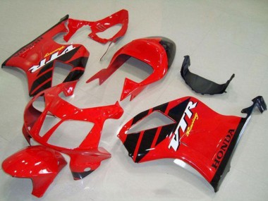 Best 2000-2006 Honda VTR1000 Motorcycle Fairings - Red Black Stripe UK