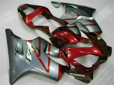 Best 2001-2003 Honda CBR600 F4i Motorcycle Fairing Kits - Silver Red UK