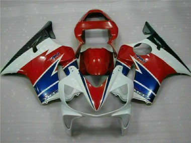 Best 2001-2003 Honda CBR600 F4i Motorcycle Fairing - White Red Blue Black UK