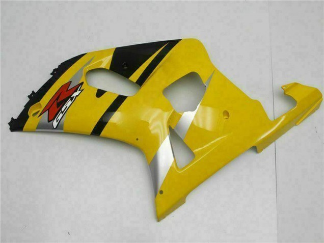 2001-2003 Suzuki GSXR 600/750 Motorcycle Fairings - Yellow Black UK