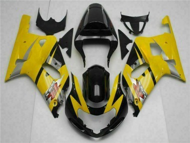 Best 2001-2003 Suzuki GSXR 600/750 Motorcycle Fairings - Yellow Black UK