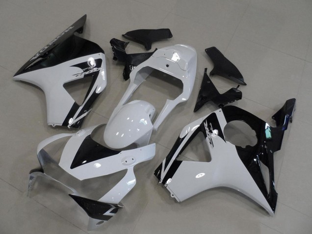 2002-2003 Honda CBR900RR 954 Motorcycle Fairings - White Glossy Black UK