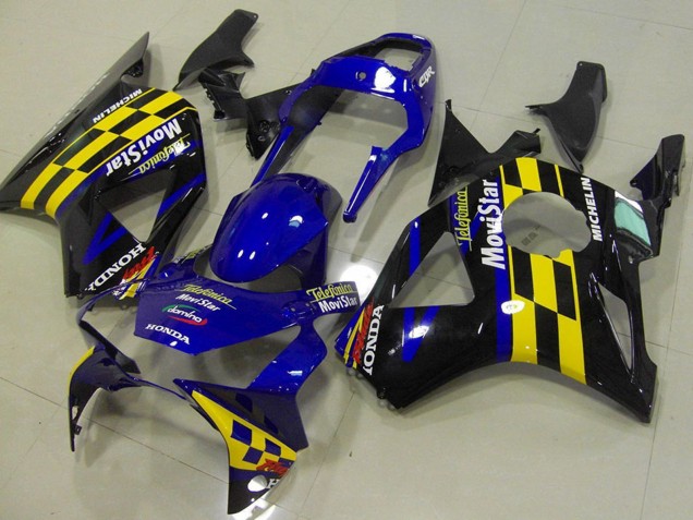 2002-2003 Honda CBR900RR 954 Motorcycle Fairings - Blue MoviStar UK