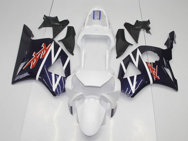 2002-2003 Honda CBR900RR 954 Motorcycle Fairings - Dark Blue White UK