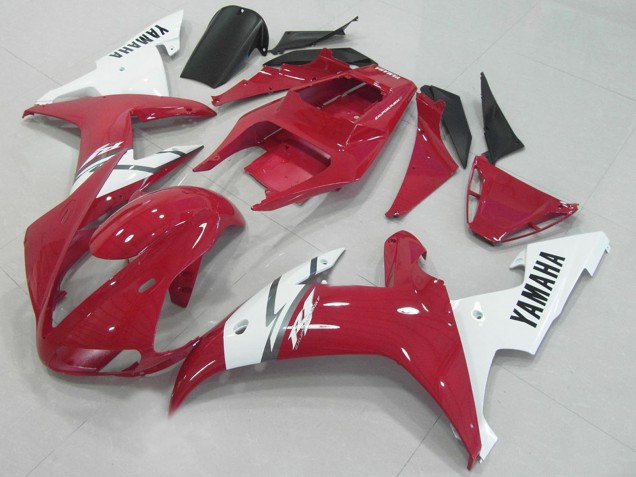 2002-2003 Yamaha YZF R1 Motorcycle Fairings - White Red UK