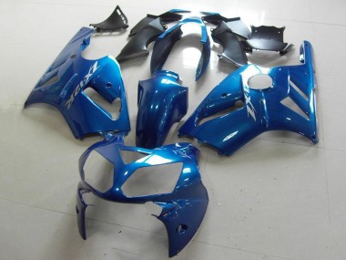 Best 2002-2006 Kawasaki ZX12R Motorcycle Fairings - Blue OEM Style UK