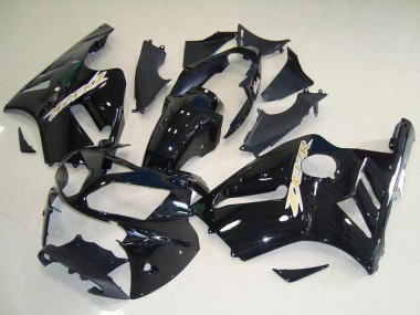 Best 2002-2006 Kawasaki ZX12R Motorcycle Fairing Kits - Glossy Black UK
