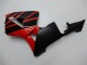 2003-2004 Honda CBR600RR Motorcycle Fairings - Red Glossy Black OEM Style UK