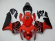 2003-2004 Honda CBR600RR Motorcycle Fairings - Red Glossy Black OEM Style UK