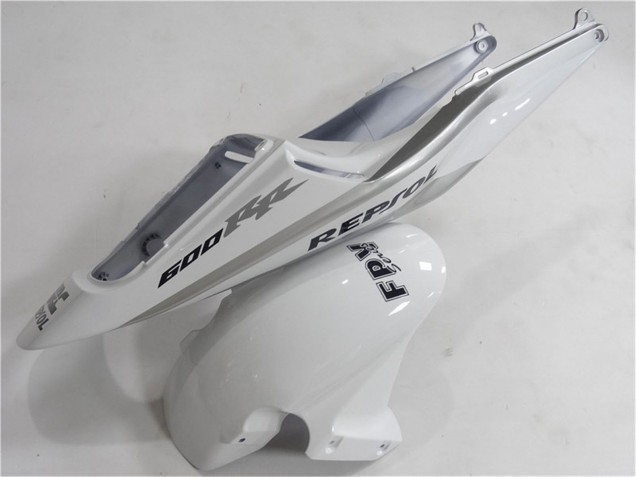 2003-2004 Honda CBR600RR Motorcycle Fairing - White Silver Black Repsol UK