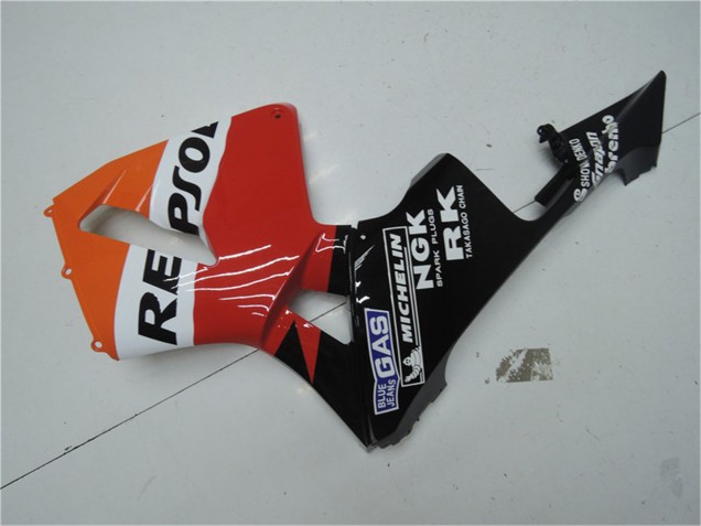 2003-2004 Honda CBR600RR Motorcycle Fairing Kits - Orange White Red Glossy Black Repsol UK