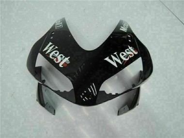Best 2003-2004 Honda CBR600RR Motorcycle Fairings - Glossy Black White West Mobil UK