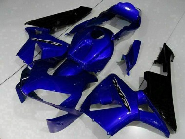 Best 2003-2004 Honda CBR600RR Motorcycle Fairing Kits - Blue Glossy Black UK