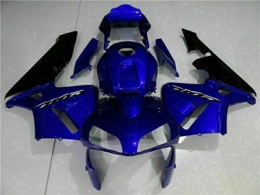 Best 2003-2004 Honda CBR600RR Motorcycle Fairing Kits - Blue Glossy Black UK
