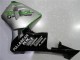 2003-2004 Honda CBR600RR Motorcycle Fairing - Silver Green Glossy Black UK