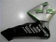2003-2004 Honda CBR600RR Motorcycle Fairing - Silver Green Glossy Black UK