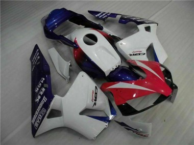 Best 2003-2004 Honda CBR600RR Motorcycle Fairing - White Red Blue UK