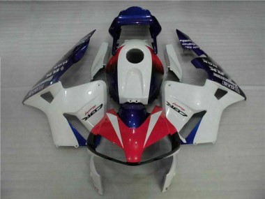 Best 2003-2004 Honda CBR600RR Motorcycle Fairing - White Red Blue UK