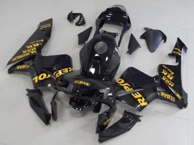 Best 2003-2004 Honda CBR600RR Motorcycle Fairings - Glossy Black Gold Repsol UK