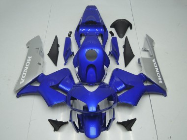 Best 2003-2004 Honda CBR600RR Motorcycle Fairing - Silver Blue UK