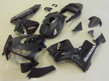 Best 2003-2004 Honda CBR600RR Motorcycle Fairing Kits - Glossy Black Matte Black UK