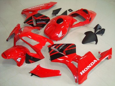 Best 2003-2004 Honda CBR600RR Abs Fairings - Red Glossy Black UK