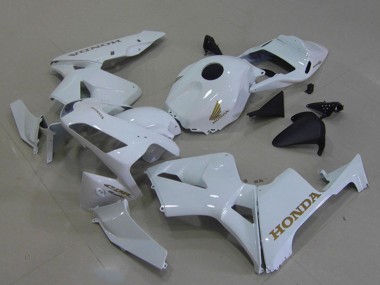 Best 2003-2004 Honda CBR600RR Motorcycle Fairings - White Gold Decals UK