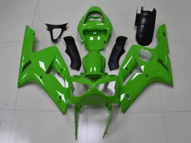 Best 2003-2004 Kawasaki ZX6R Motorcycle Fairing - Green UK