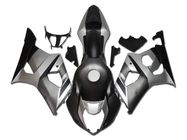 2003-2004 Suzuki GSXR 1000 Motorcycle Fairings - Silver Grey Black UK