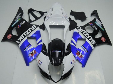 Best 2003-2004 Suzuki GSXR 1000 Motorcycle Fairings - White Blue Black Red Elf UK