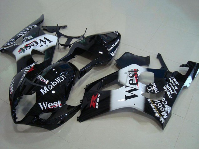 2003-2004 Suzuki GSXR 1000 Motorcycle Fairings - Glossy Black White West Red UK