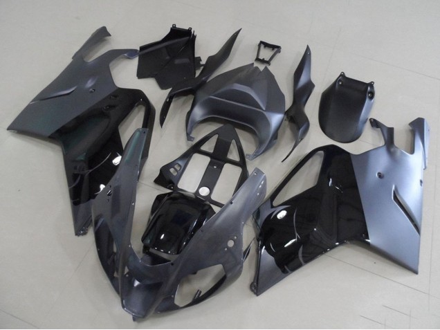 2003-2006 Aprilia RSV1000 Motorcycle Fairings - Glossy Black Grey UK